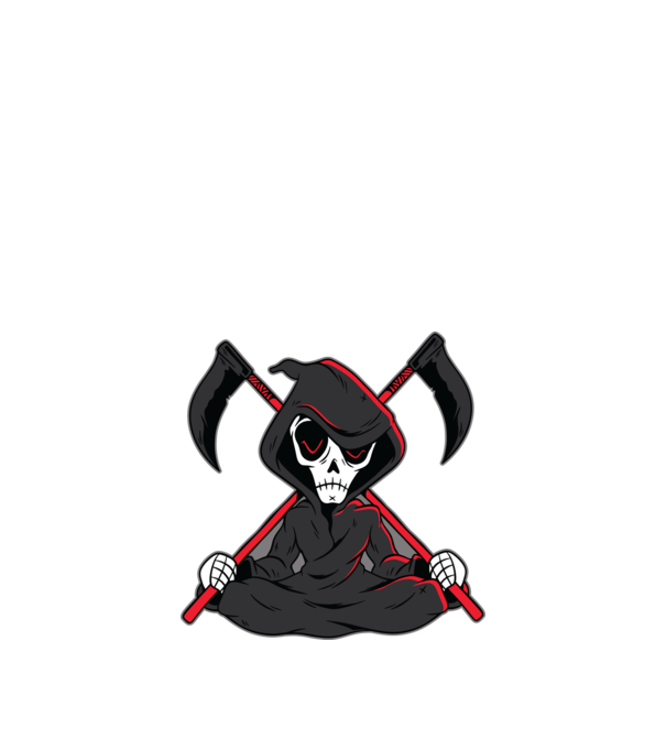 Moartea - Grim Reaper model negru pe tricou