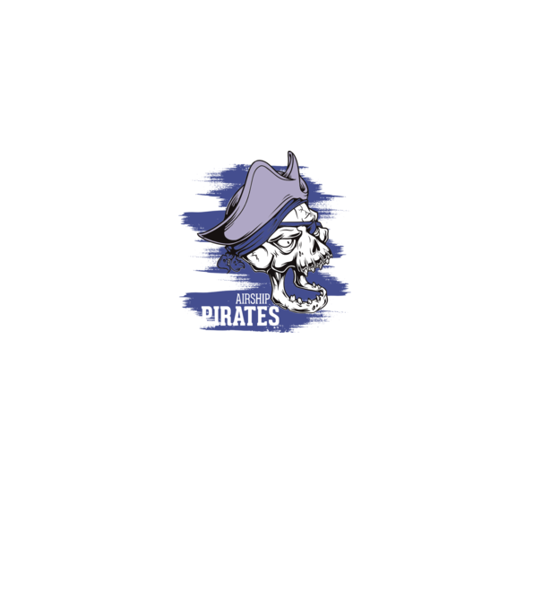 Airship Pirates 2 - Pirat model gri pe tricou