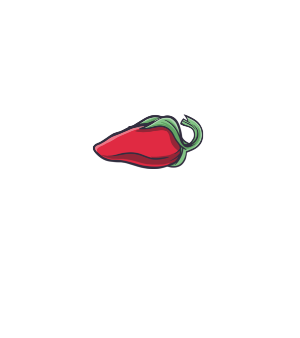Got Spice ardei model albastru deschis pe tricou