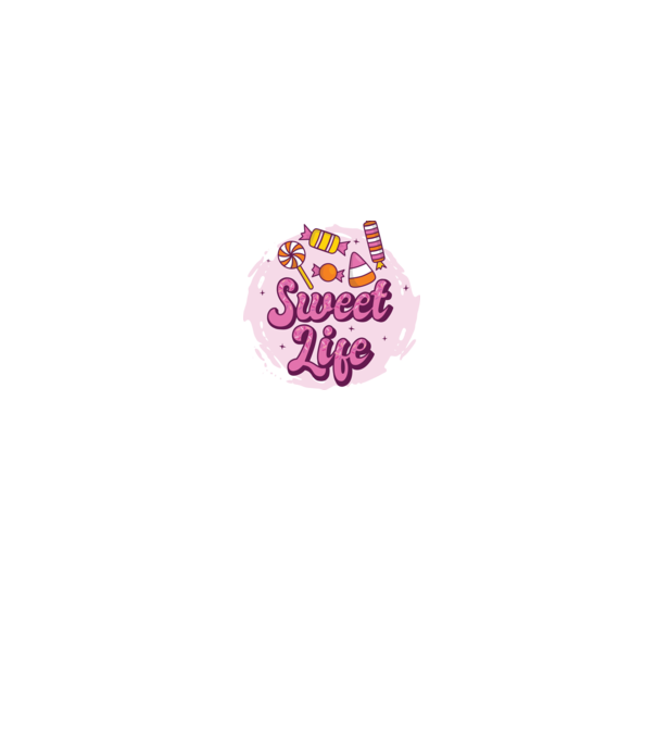 Sweet Life - Viață dulce model negru pe tricou