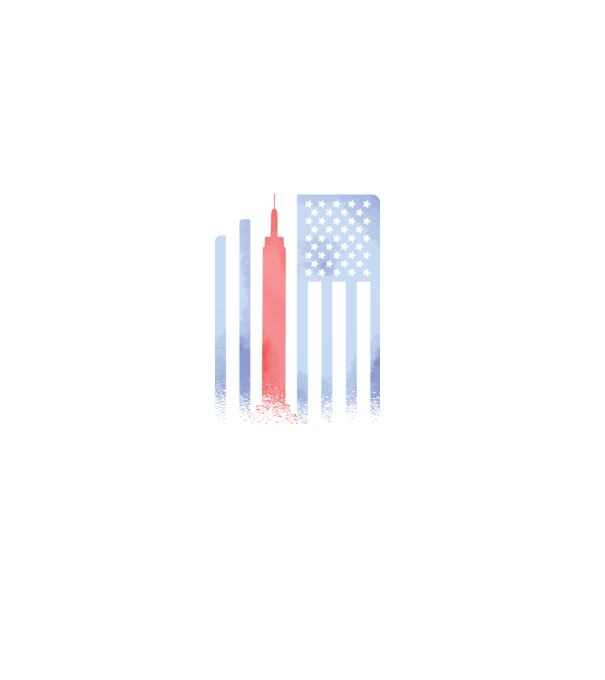 Usa Empire State Building model alb pe tricou