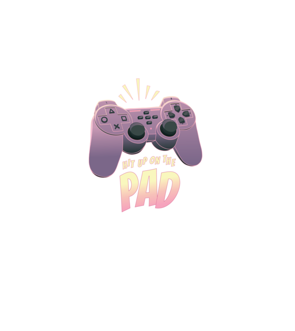 Gamer Controler model negru pe tricou