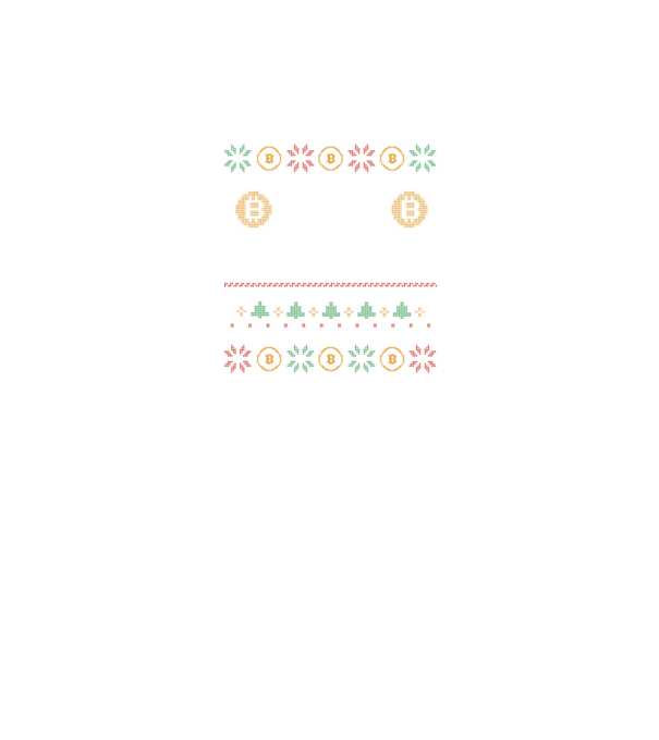 Buy the Dip Bitcoin Ugly Sweater model negru pe tricou