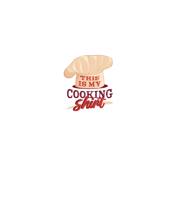 This is my Cooking Shirt model gri pe tricou