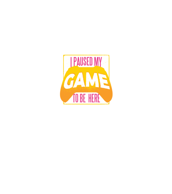 I paused my game to be here tricou amuzant Gamer model negru pe tricou