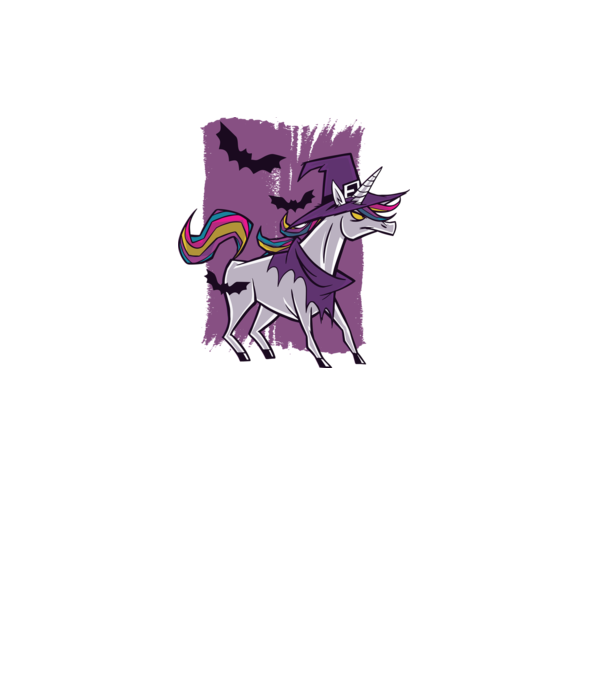 Unicorn vrăjitoare model roz deschis pe tricou