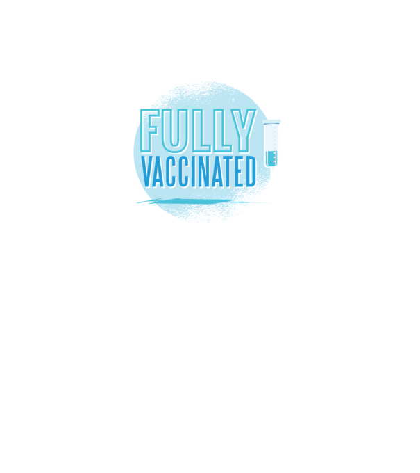 Complet vaccinat model albastru regal pe tricou