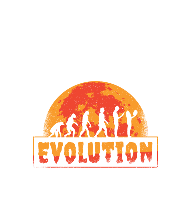 Evoluție Horror model negru pe tricou