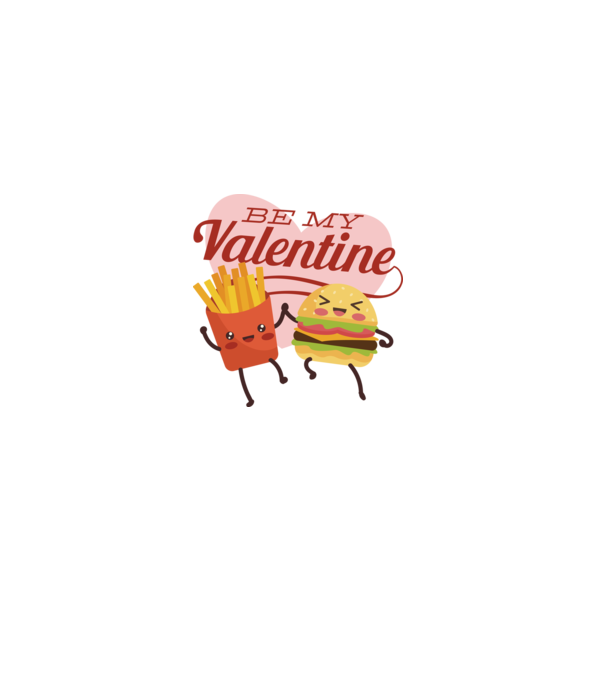 Be my Valentine - Fii dragostea mea tricou pentru Valentine s Day model alb pe tricou