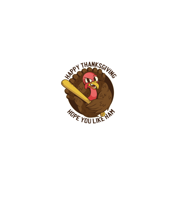 Happy Thanksgiving - Hope you like Ham model alb/roșu pe tricou