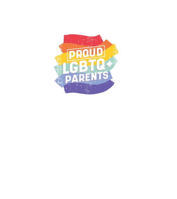 Părinți mândri LGBTQ model mov pe tricou