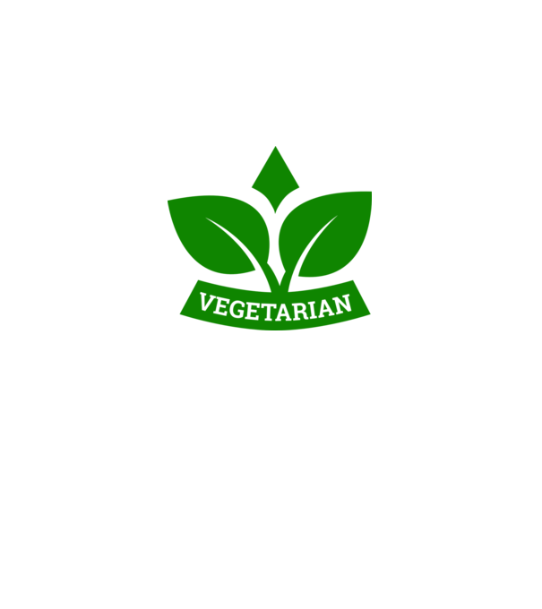 Vegetarian badge 1 model negru pe tricou