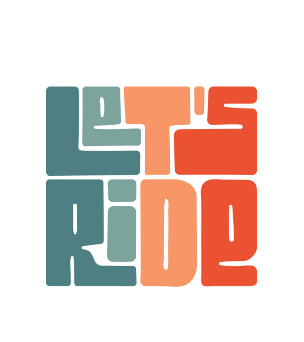 'Let''s Ride - Snowboard' model alb pe tricou