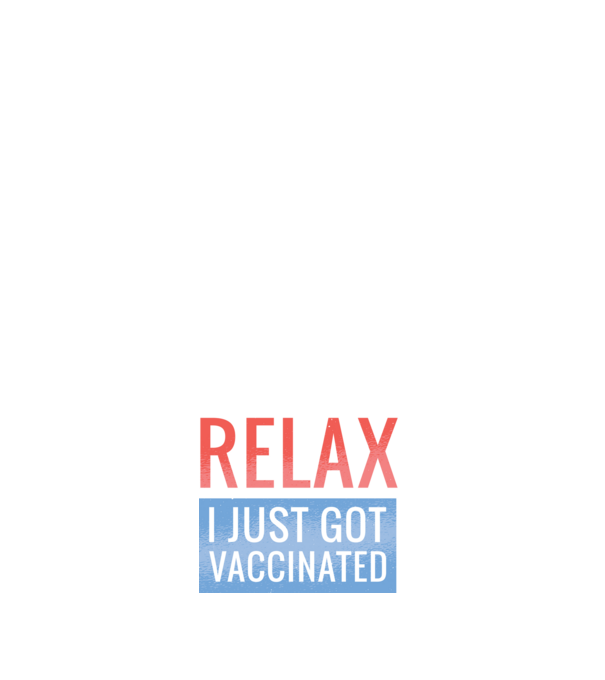 Fii calm, sunt vaccinat model negru pe tricou
