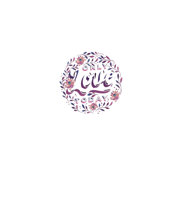 'Only Love Today tricou pentru Valentine''s Day' model alb pe tricou