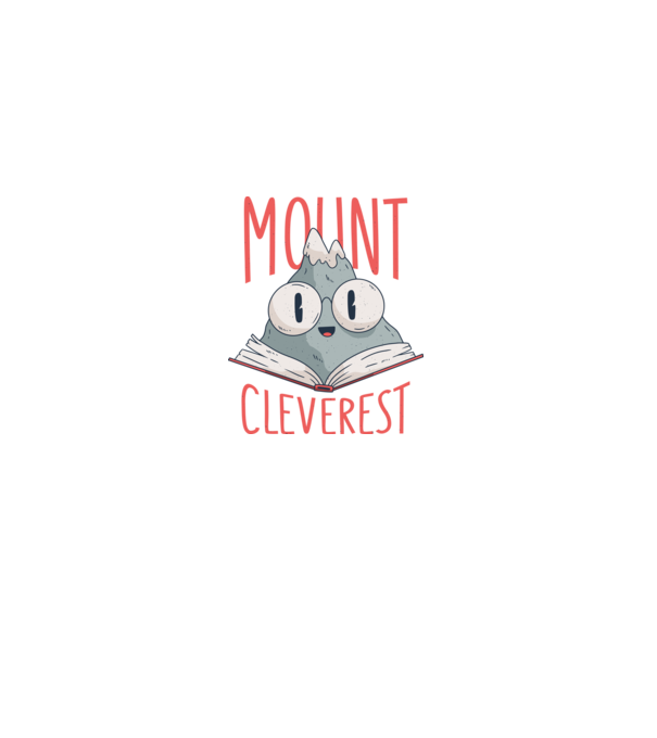 Tricou Mount Cleverest model alb pe tricou