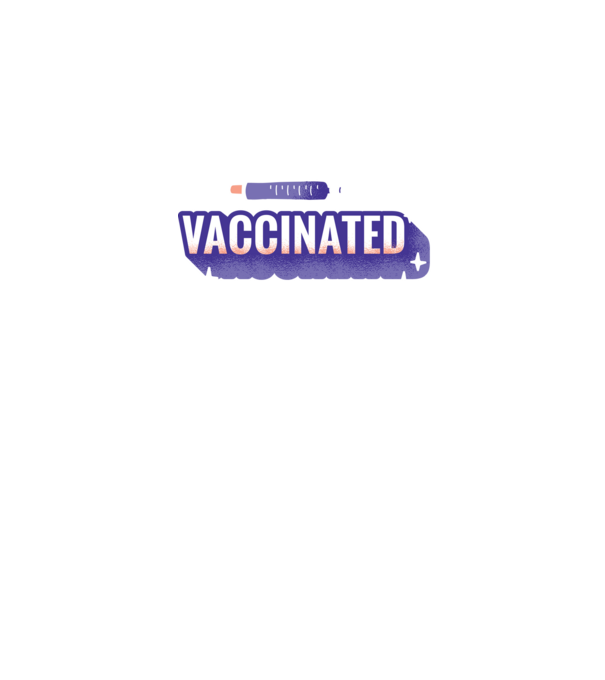 Vaccinat model negru pe tricou