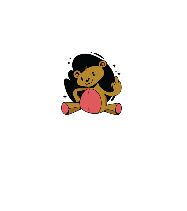 Ursuleț Teddy hain model gri pe tricou
