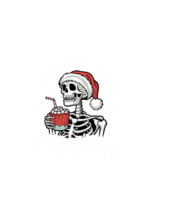 Dead inside, but it's christmas Negru model negru pe tricou