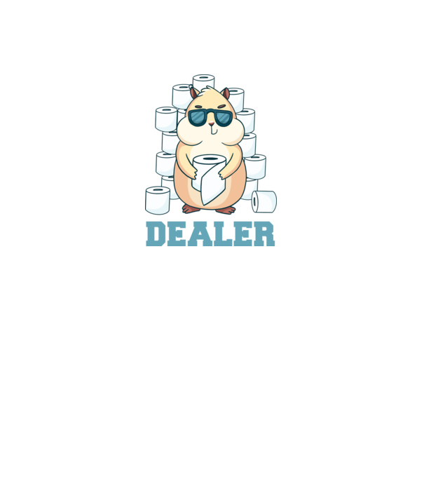 Dealer model negru pe tricou