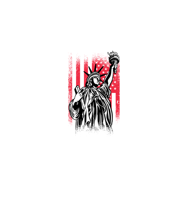 SUA Statuia Libertății model negru pe tricou