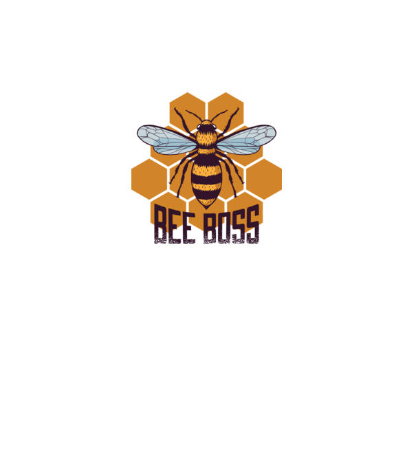 Bee Boss Șef Apicultor model alb pe tricou