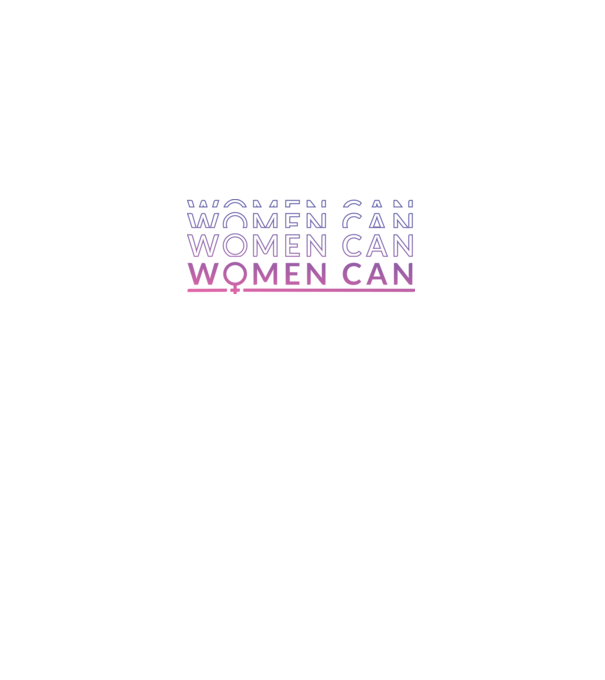 Women Can Ziua femeii model alb pe tricou
