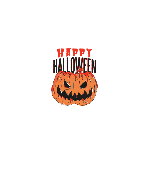 Happy Halloween Pumpkin model alb pe tricou