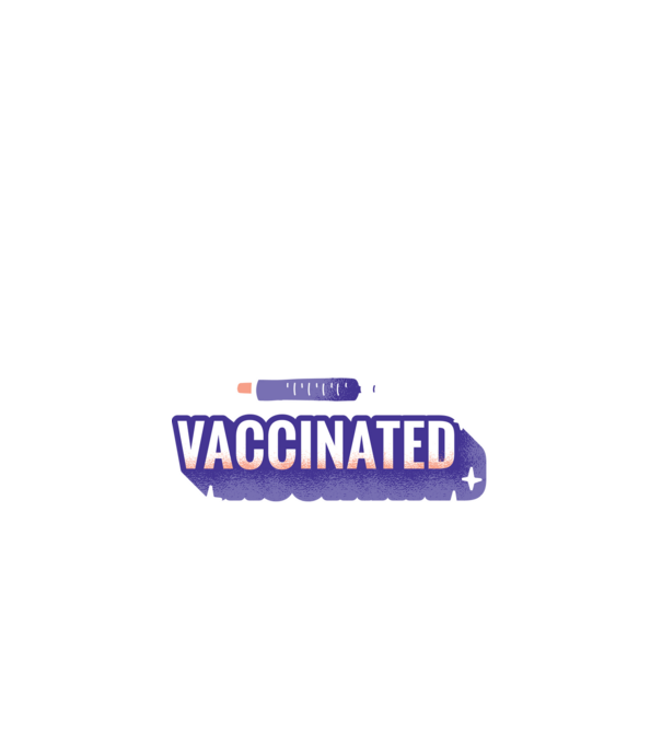 Vaccinat model negru pe tricou