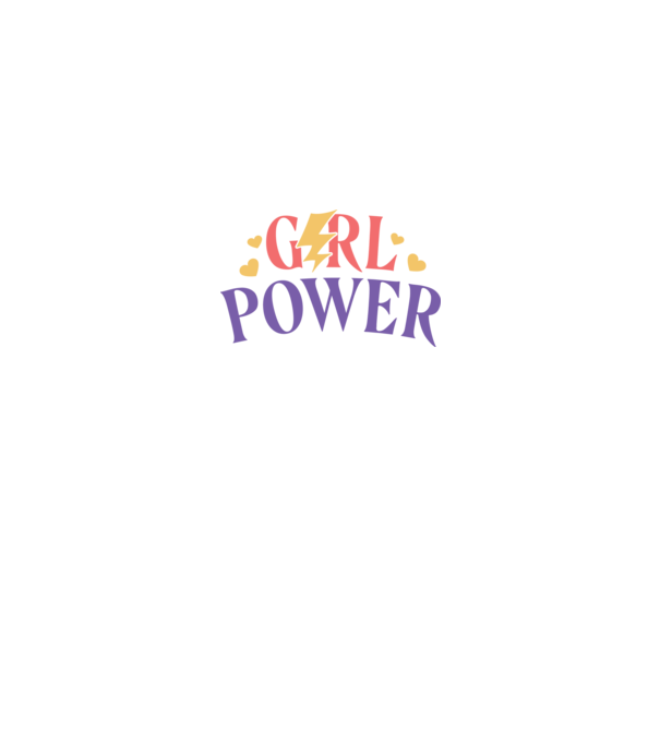 Girl Power Ziua Femeii model alb pe tricou