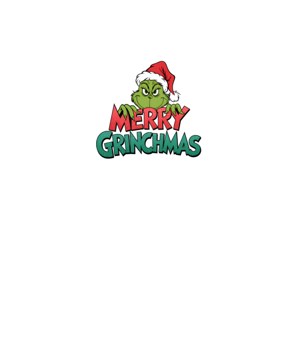 Merry Grinchmas model negru pe tricou
