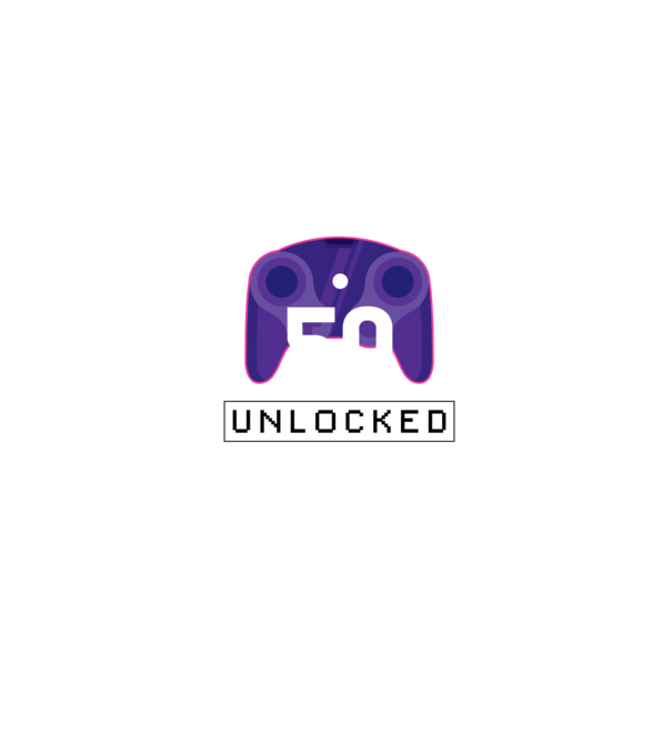 Level 50 Unlocked Gamer Birthday model albastru jeanși pe tricou