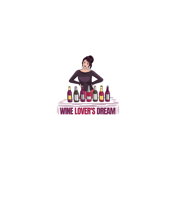 Degustare de vinuri model roz deschis pe tricou