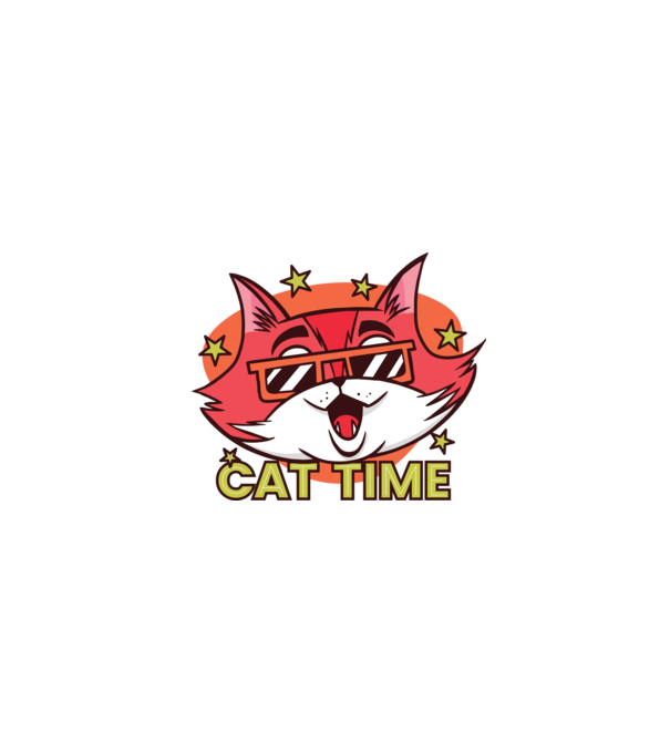 Cat Time Momentul pisicii model gri pe tricou