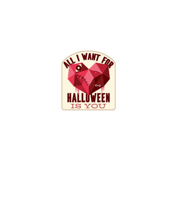 All I want for Halloween is You model nisipiu pe tricou