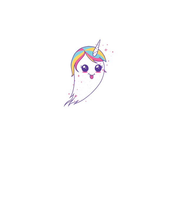 Unicorn Fantoma model roz pe tricou