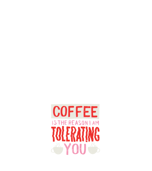 Cafeaua este motivul pentru care încă te mai suport model albastru închis pe tricou