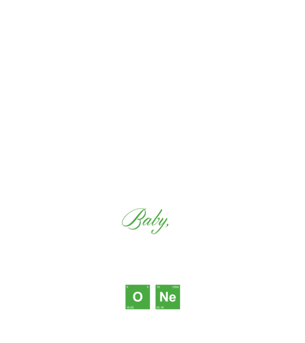 Baby you are the one model negru pe tricou
