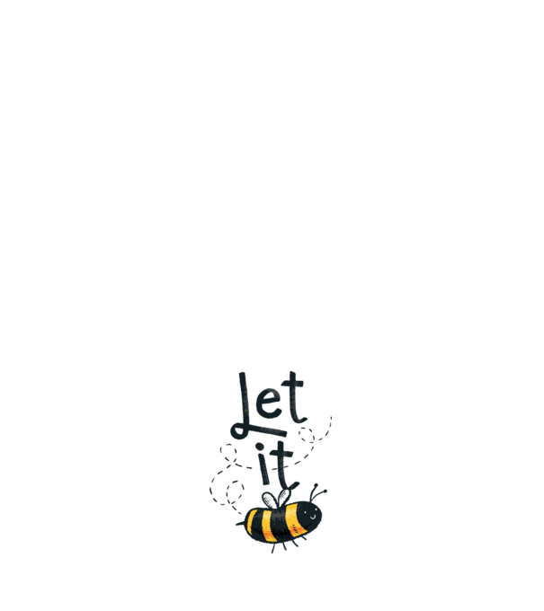 Let it bee - Apicultor model negru pe tricou