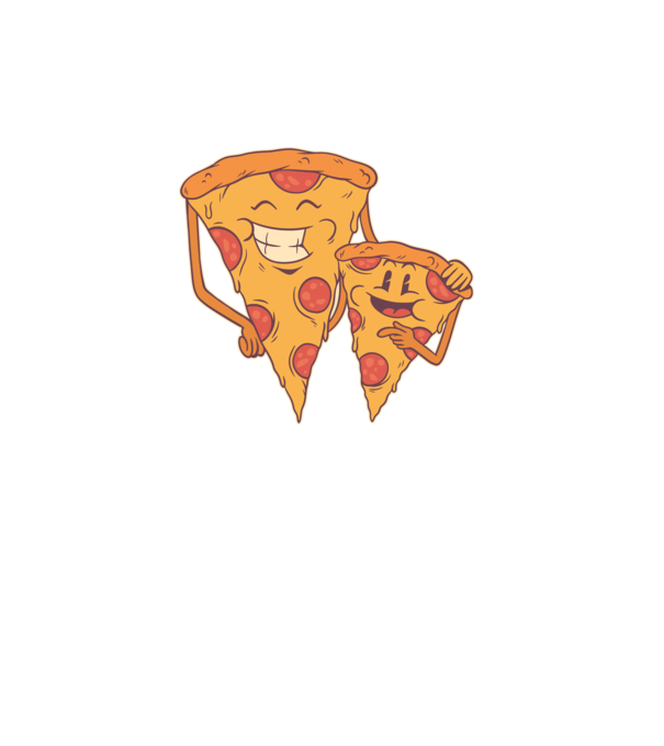 Familie Pizza model turcoaz pe tricou