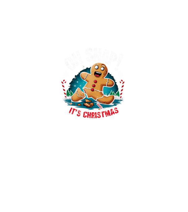 Oh snap! It's christmas Negru model negru pe tricou