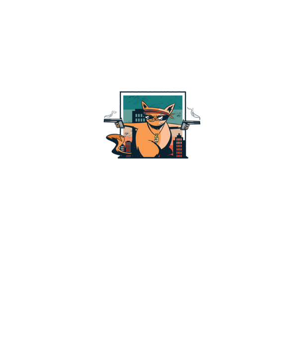 Pew Pew Pew Madafakas Pisică model negru pe tricou