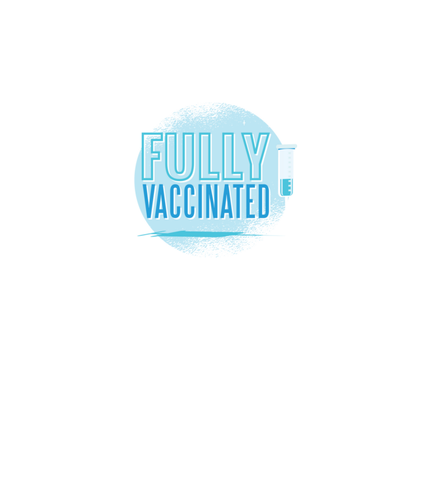 Complet vaccinat model albastru regal pe tricou