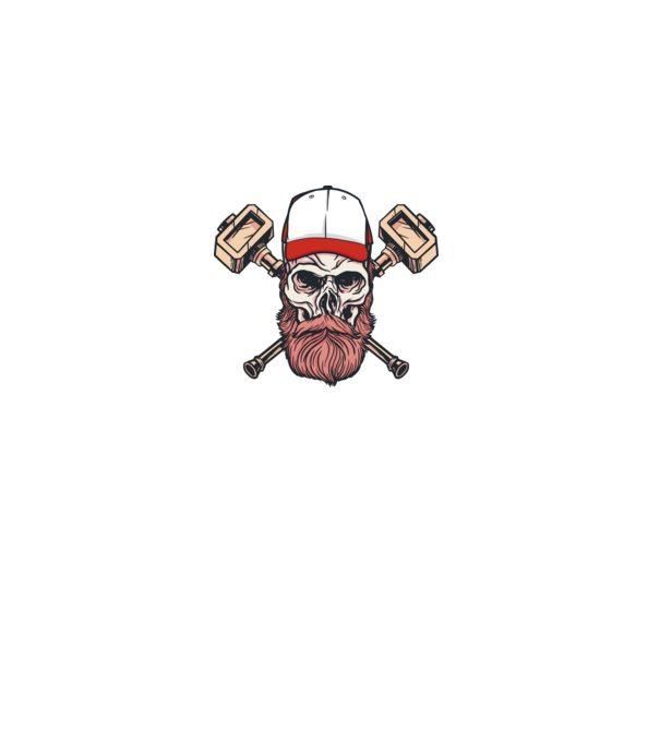 Craniu Viking model gri pe tricou