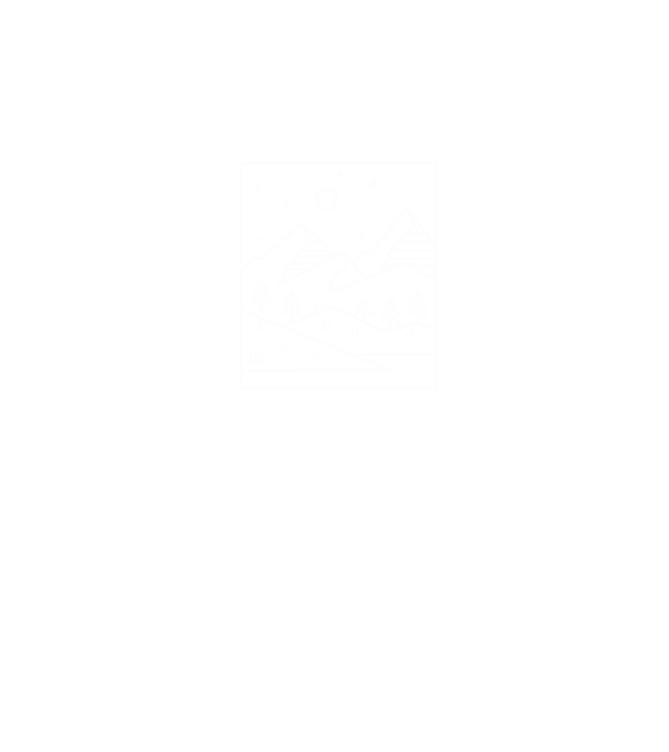 Peisaj geometric model albastru închis pe tricou