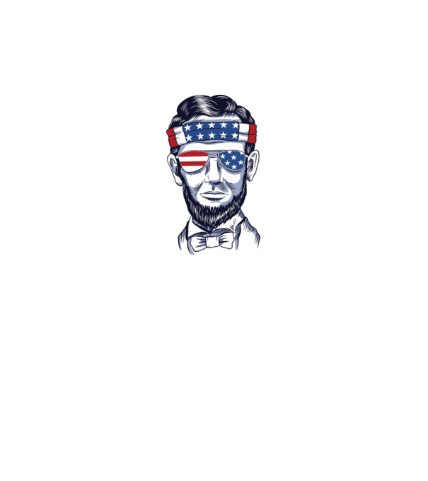 Lincoln USA model gri pe tricou