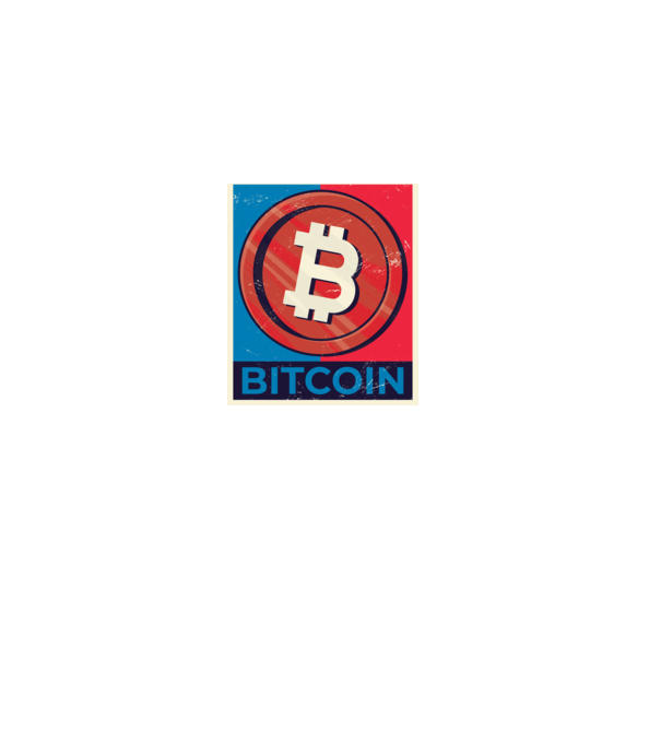 Bitcoin Criptomonedă model negru pe tricou