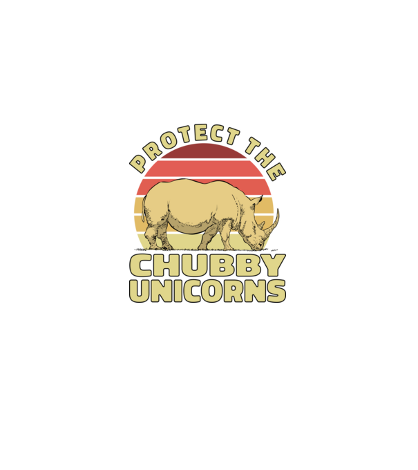 Protejați Unicornii - Rinocerii plinuți model negru pe tricou