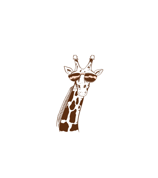Cap Girafă model gri pe tricou