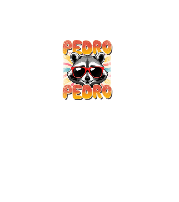 Pedro Pedro groovy retro model negru pe tricou